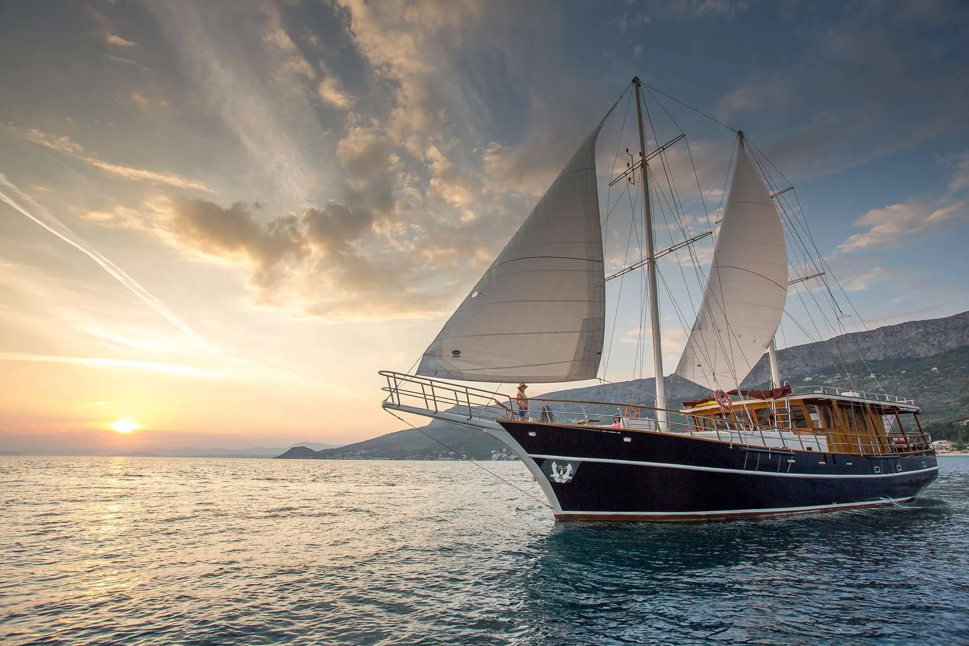 Altair at anchor