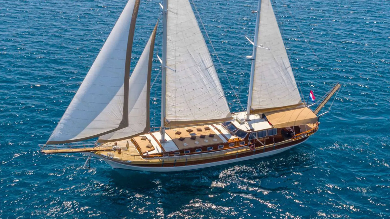 Angelica at anchor