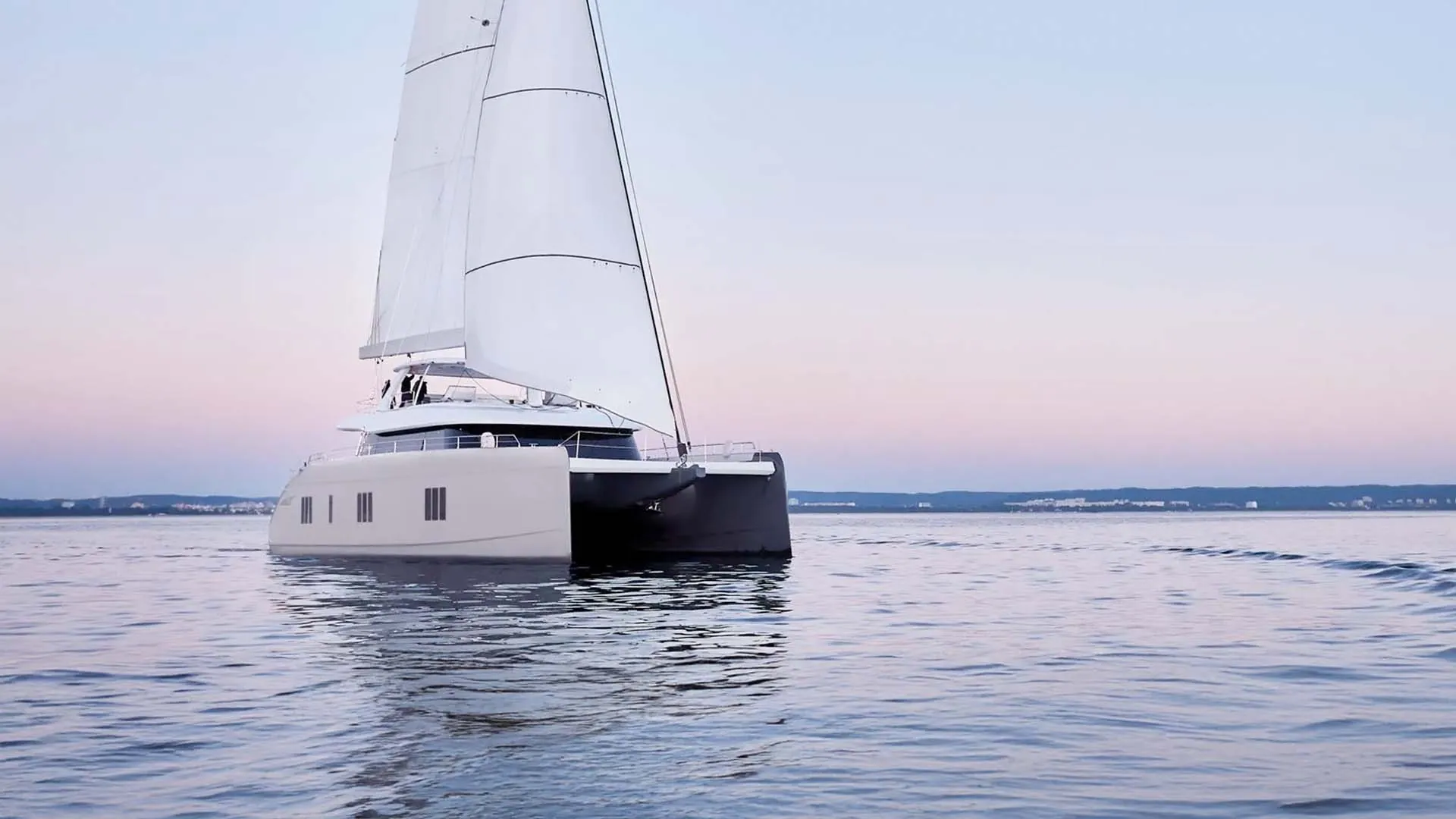 Endless Horizon at anchor