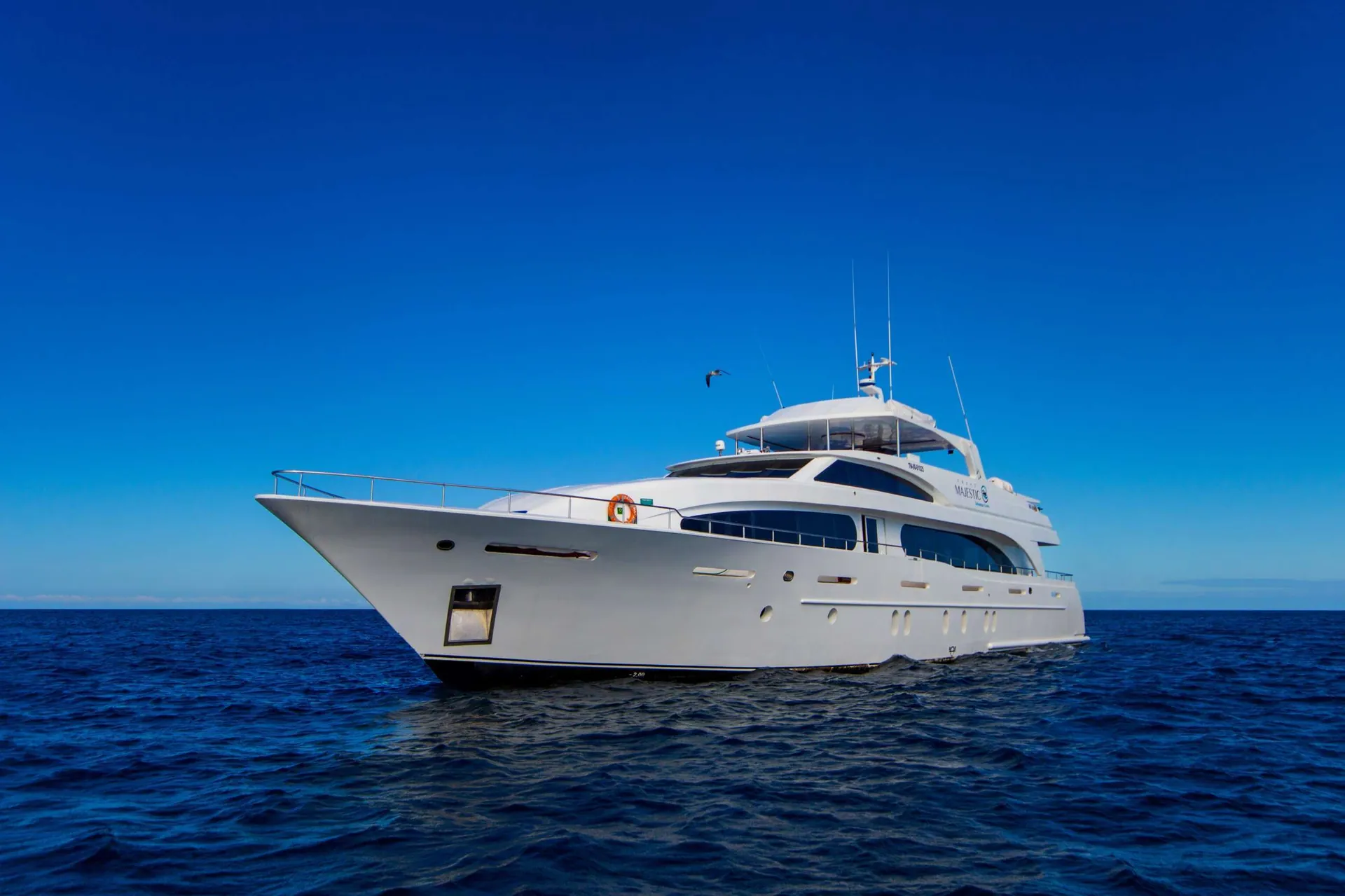 Grand Majestic at anchor