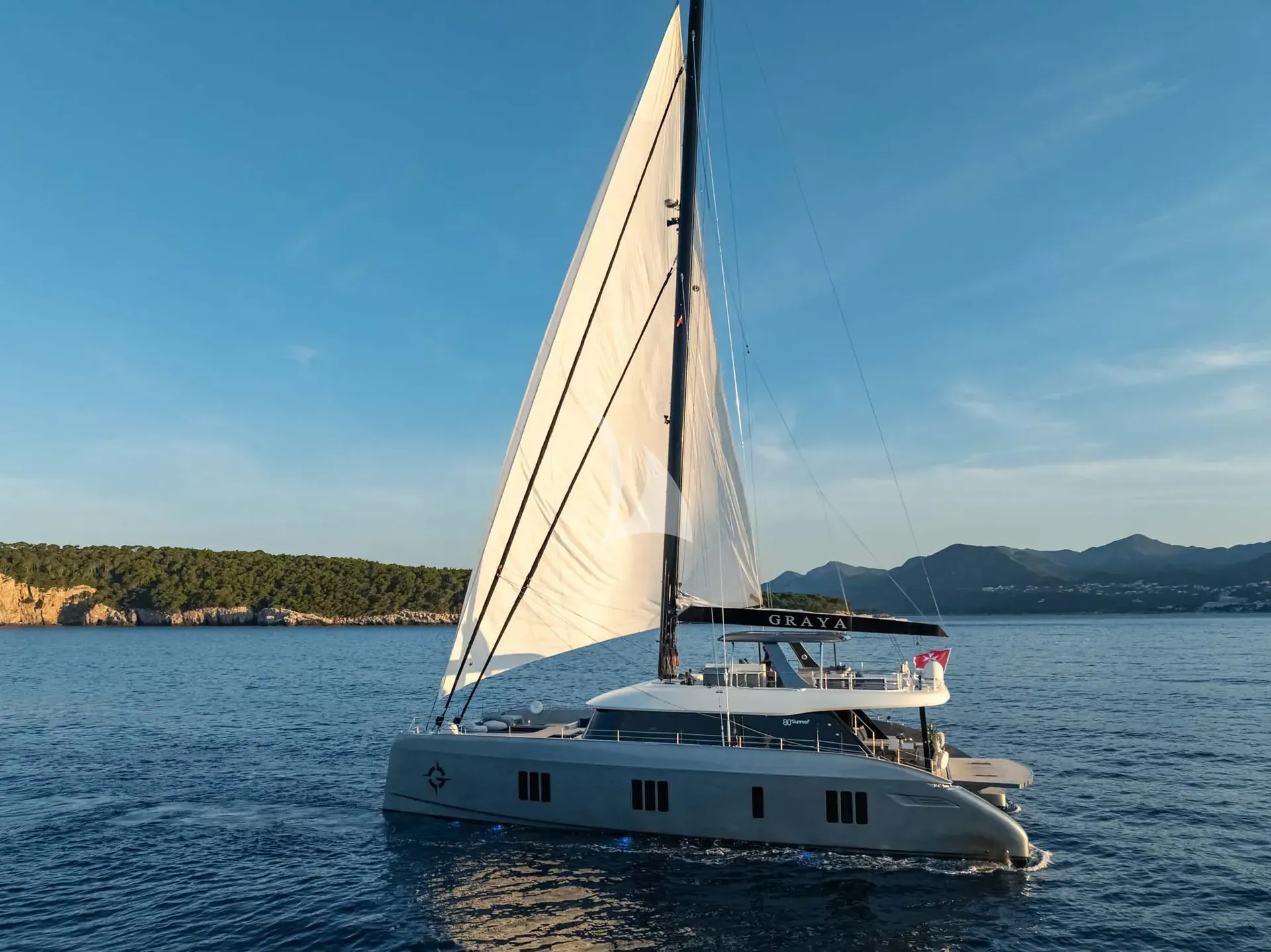 Graya at anchor
