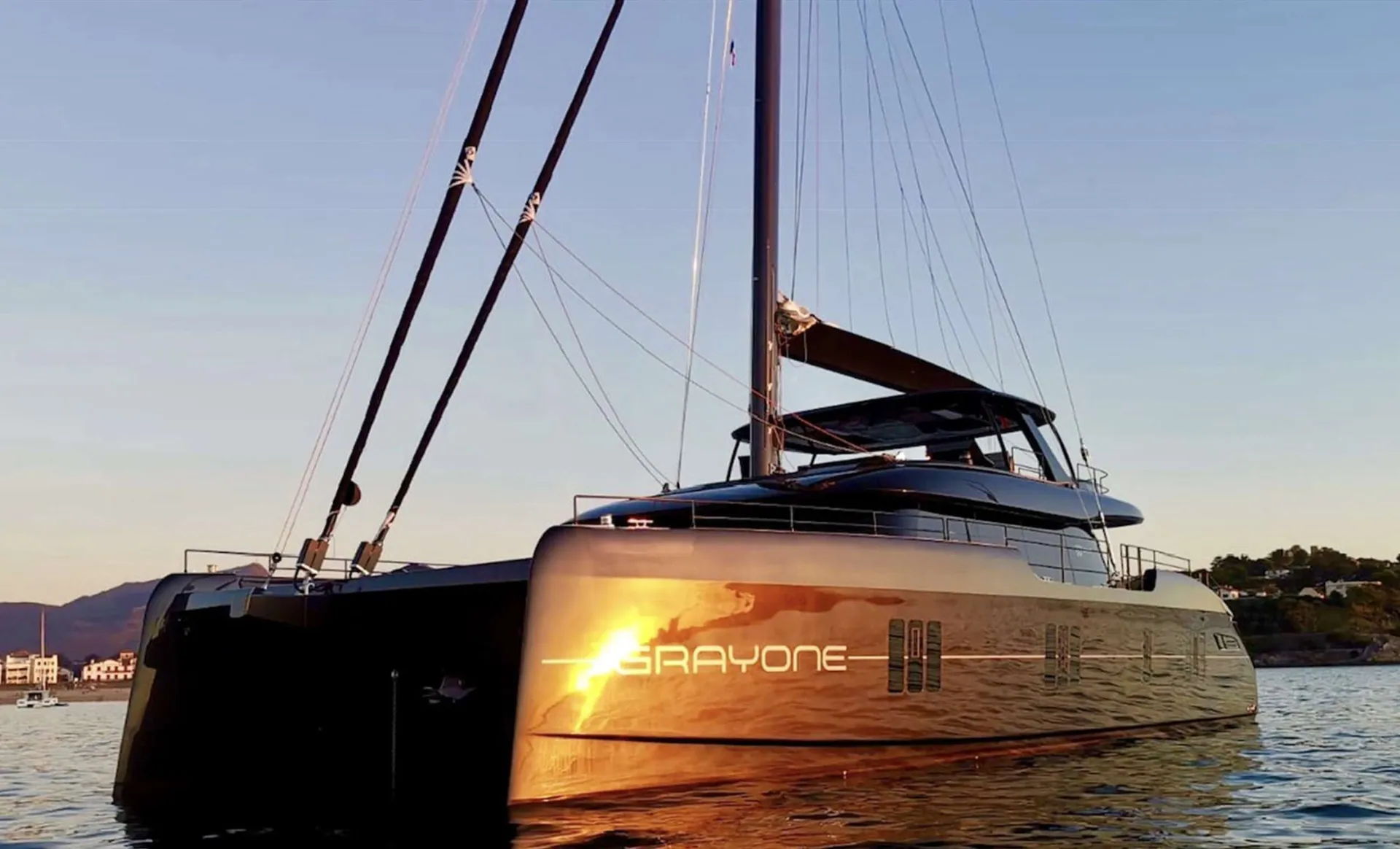 Grayone at anchor