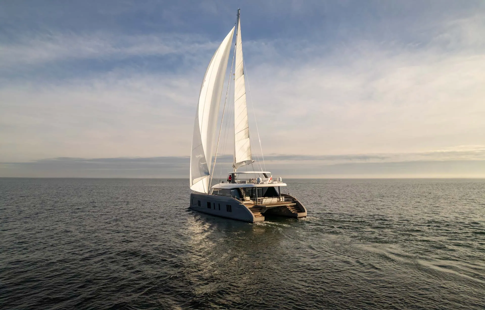 Halcyon at anchor
