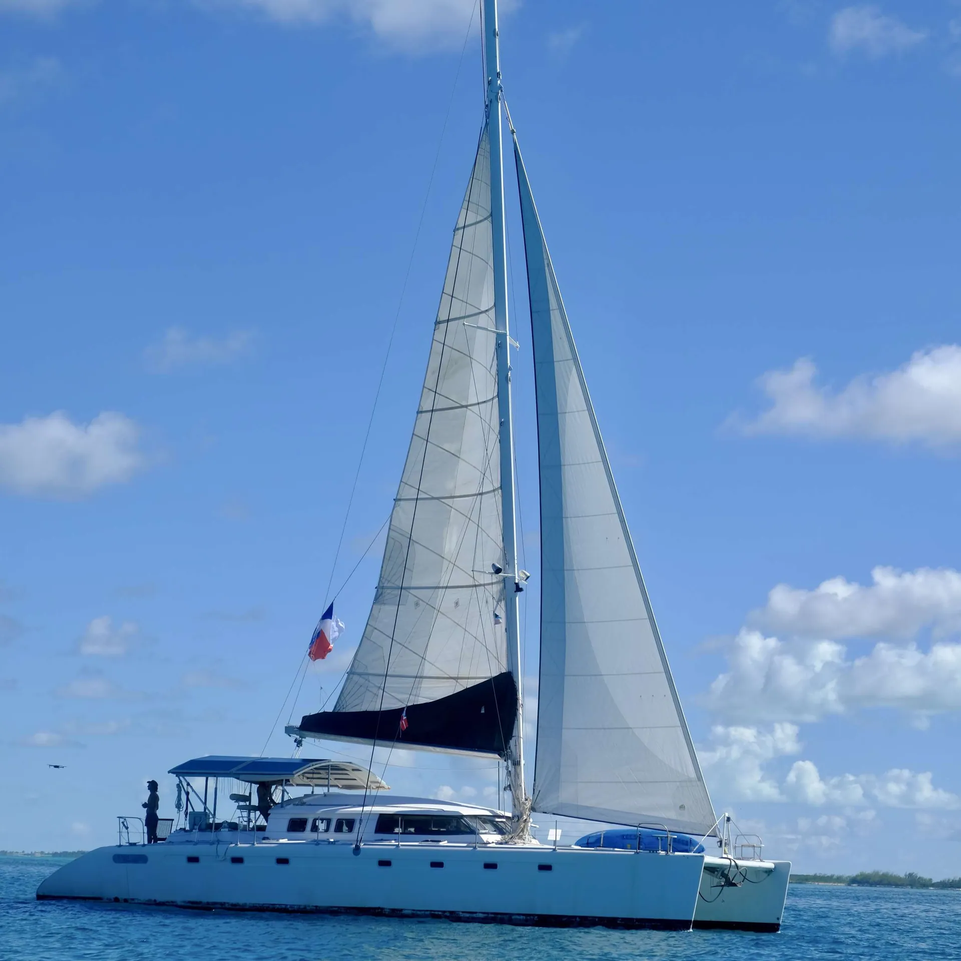 Miss Elizabeth at anchor