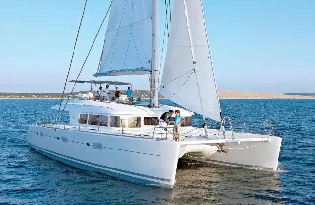 Odyssey at anchor