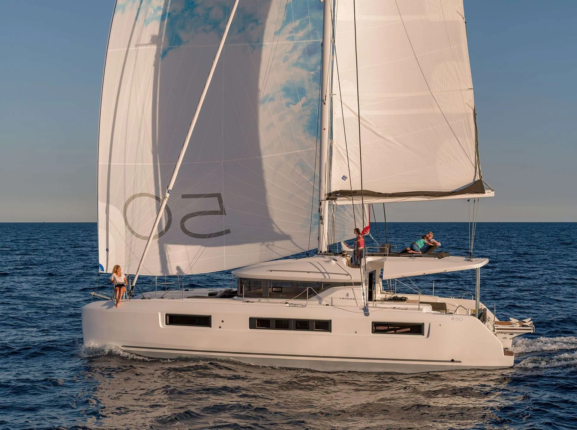 Ohana at anchor