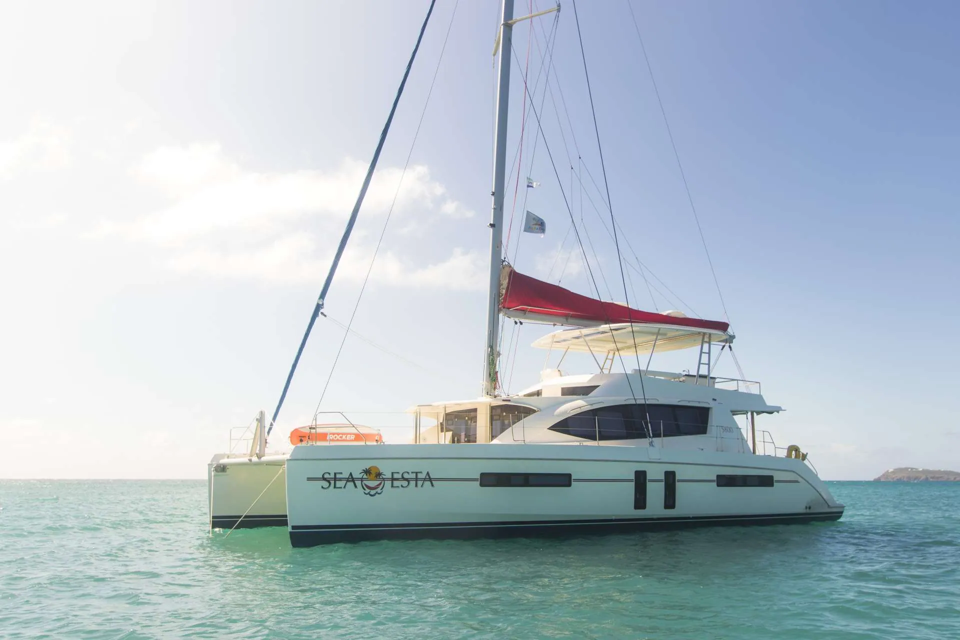 Sea Esta at anchor