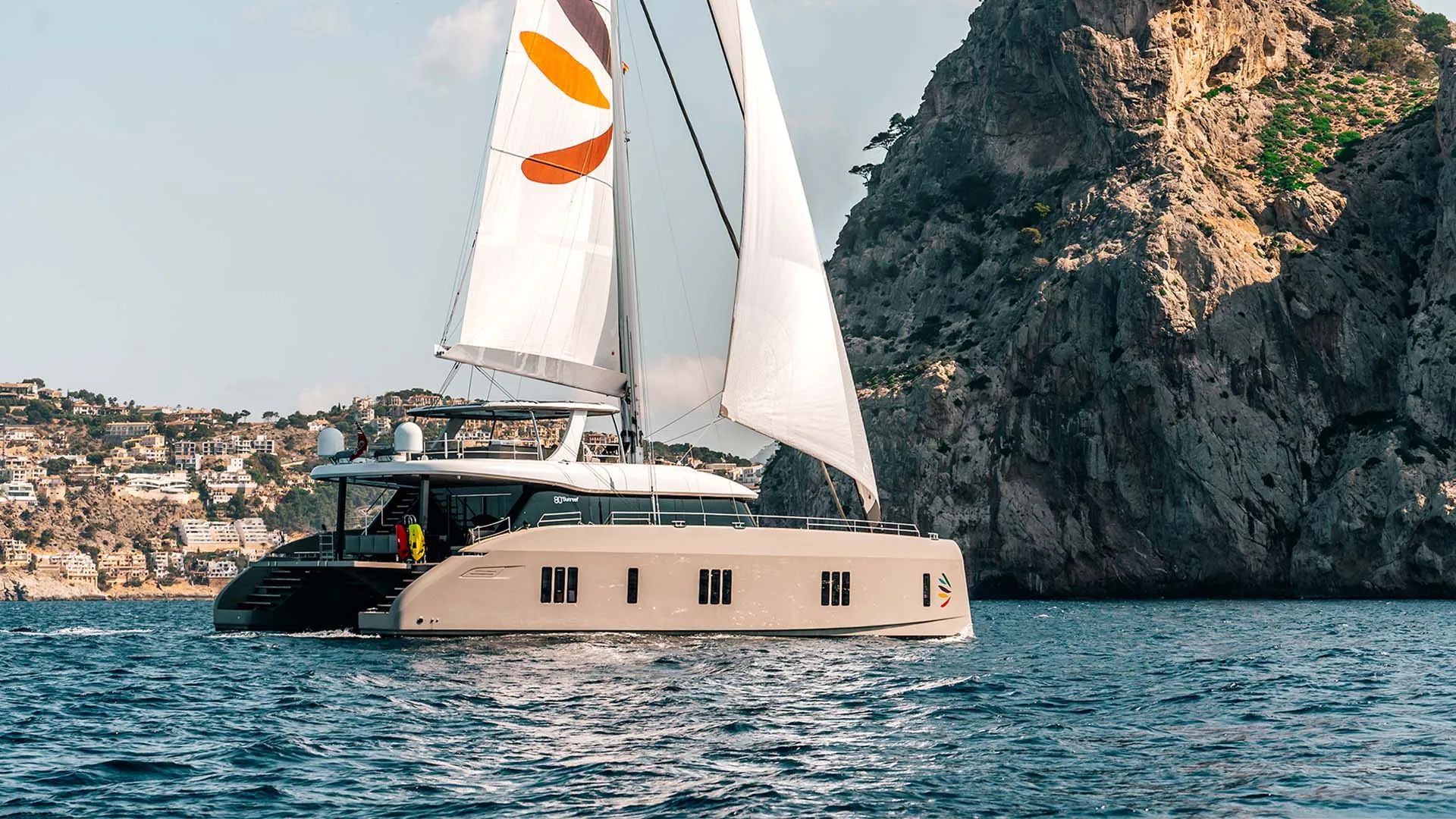 Viva La Vida at anchor