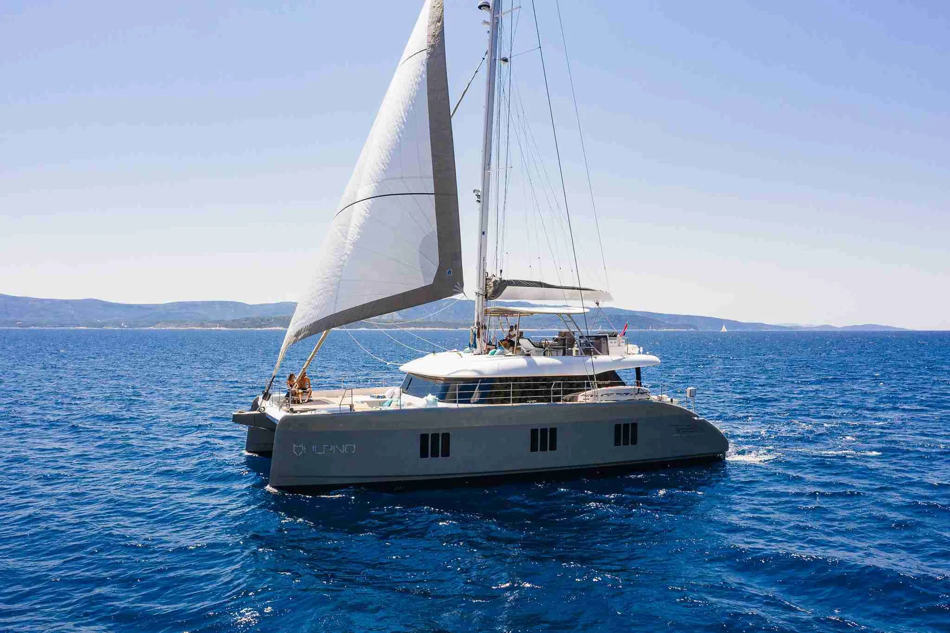 Vulpino at anchor
